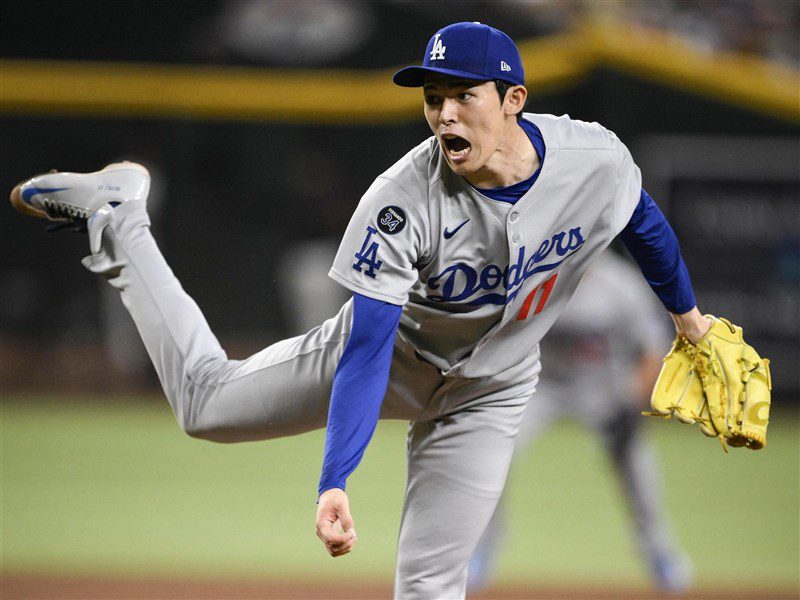 佐佐木朗希回歸好表現　道奇延長賽氣走響尾蛇