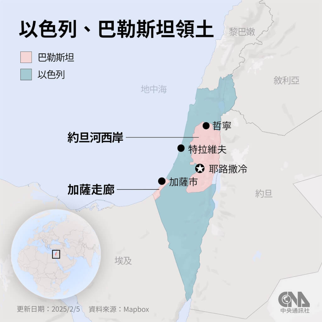 以色列官員倡併吞約旦河西岸 阿聯警告將踩紅線 以色列官員倡併吞約旦河西岸 阿聯警告將踩紅線