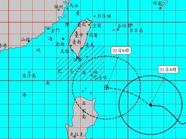 颱風樺加沙逼近 上午8時30分將發布海警 颱風樺加沙逼近 上午8時30分將發布海警