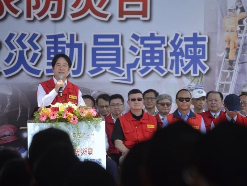 國家防災日演練登場 總統:把準備化為守護力量 國家防災日演練登場 總統:把準備化為守護力量