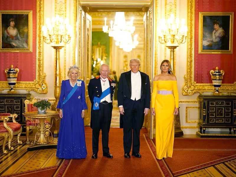 英王款宴川普 演說盼英美友好合作更上一層樓 英王款宴川普 演說盼英美友好合作更上一層樓