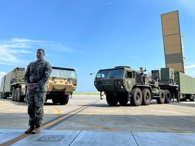 美軍泰風飛彈系統首度在日展示 牽制中國 美軍泰風飛彈系統首度在日展示 牽制中國