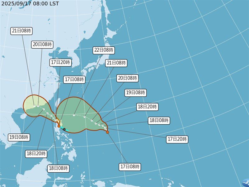 氣象署:2颱接力生成 估下週中颱近台 氣象署:2颱接力生成 估下週中颱近台