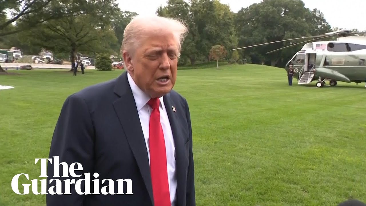 澳廣記者追問任內商業活動 川普叫對方安靜 澳廣記者追問任內商業活動 川普叫對方安靜