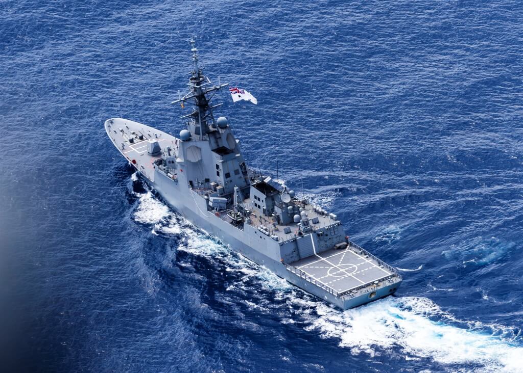加澳軍艦航行台海 外交部:展現維護和平穩定決心 加澳軍艦航行台海 外交部:展現維護和平穩定決心