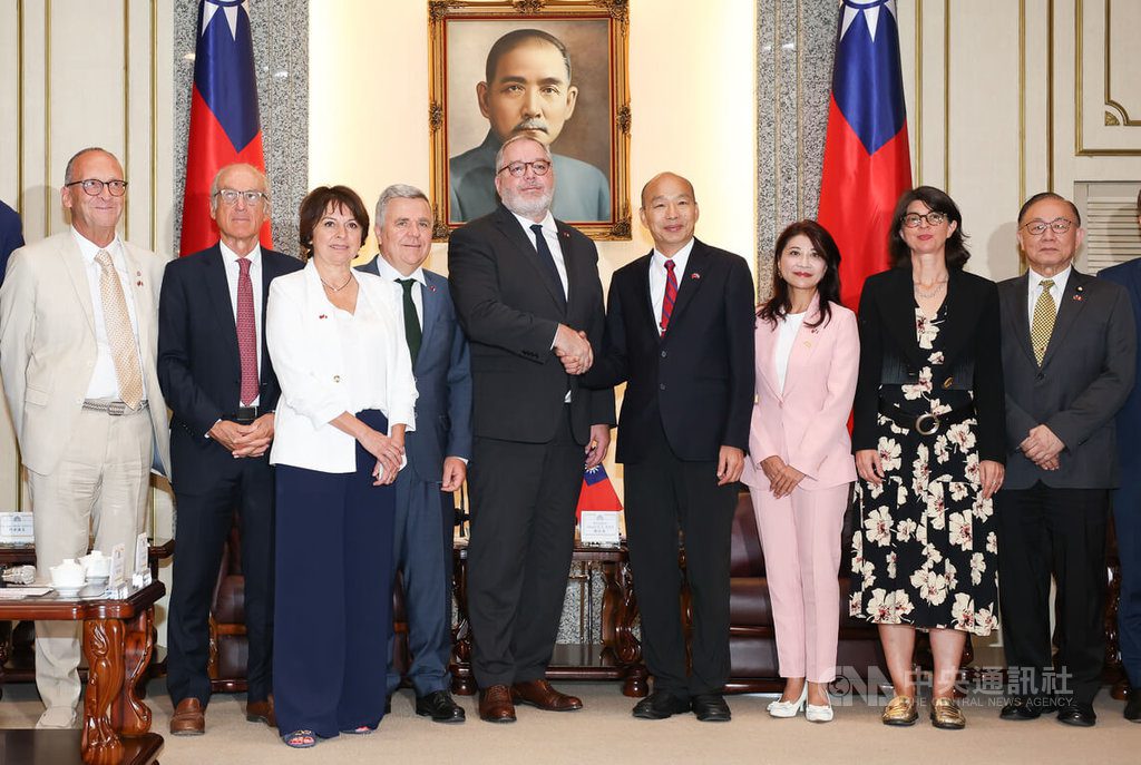 法參議院友台小組訪立院 韓國瑜盼台法友情長存 法參議院友台小組訪立院 韓國瑜盼台法友情長存