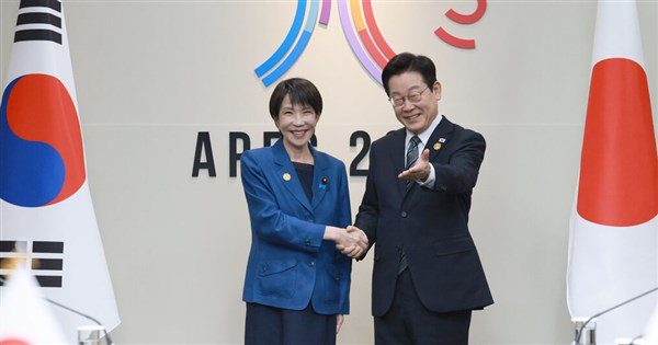 高市早苗與李在明首次會談  推動穿梭外交強化合作