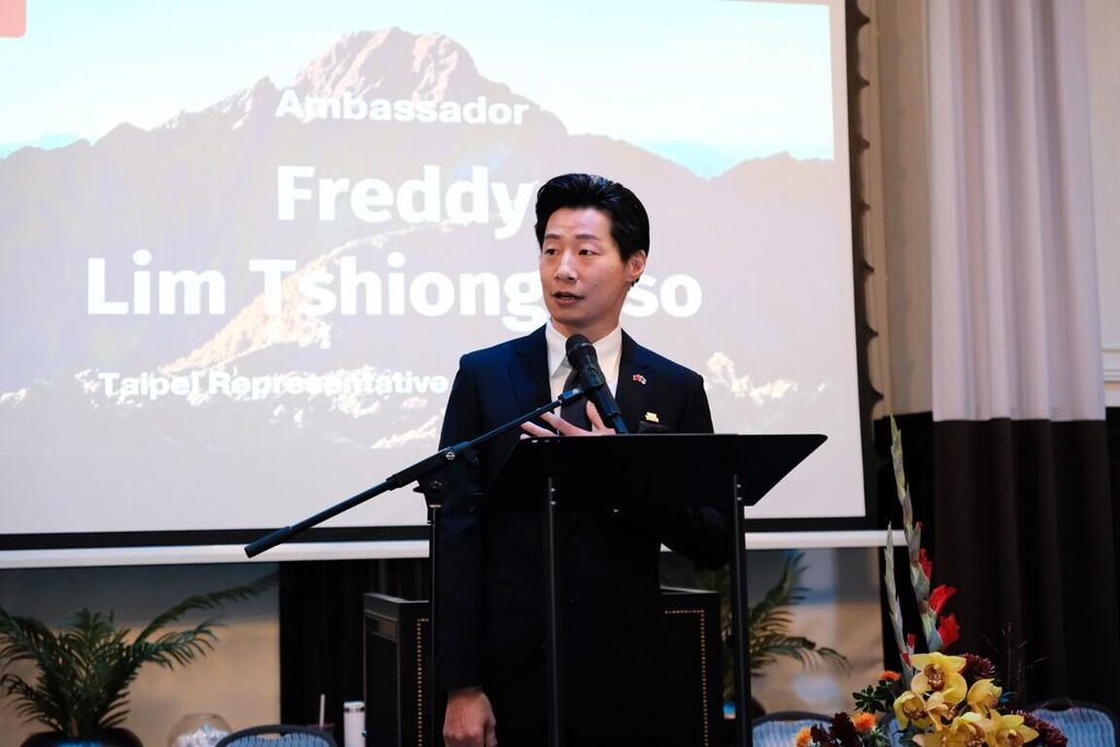 駐芬蘭代表處慶雙十 林昶佐盼台灣在國際受平等對待 駐芬蘭代表處慶雙十 林昶佐盼台灣在國際受平等對待