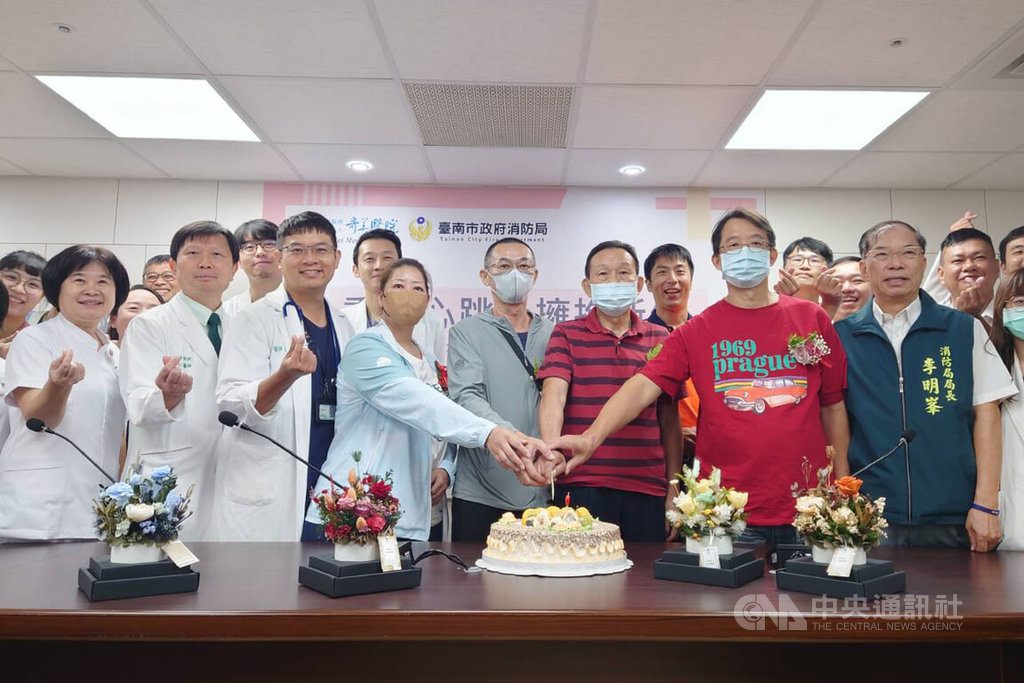 台南義消心跳停止44分鐘 重生更珍惜活著每一天 台南義消心跳停止44分鐘 重生更珍惜活著每一天