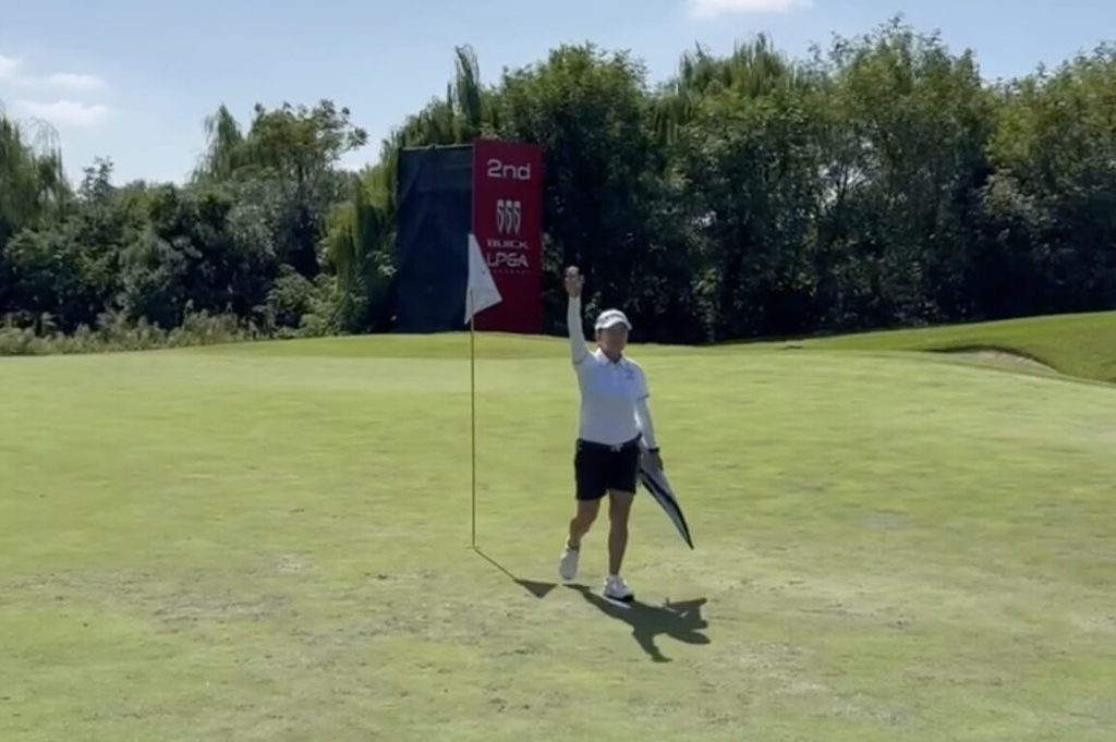 徐薇淩一桿進洞　別克LPGA上海賽第2回合繳68桿