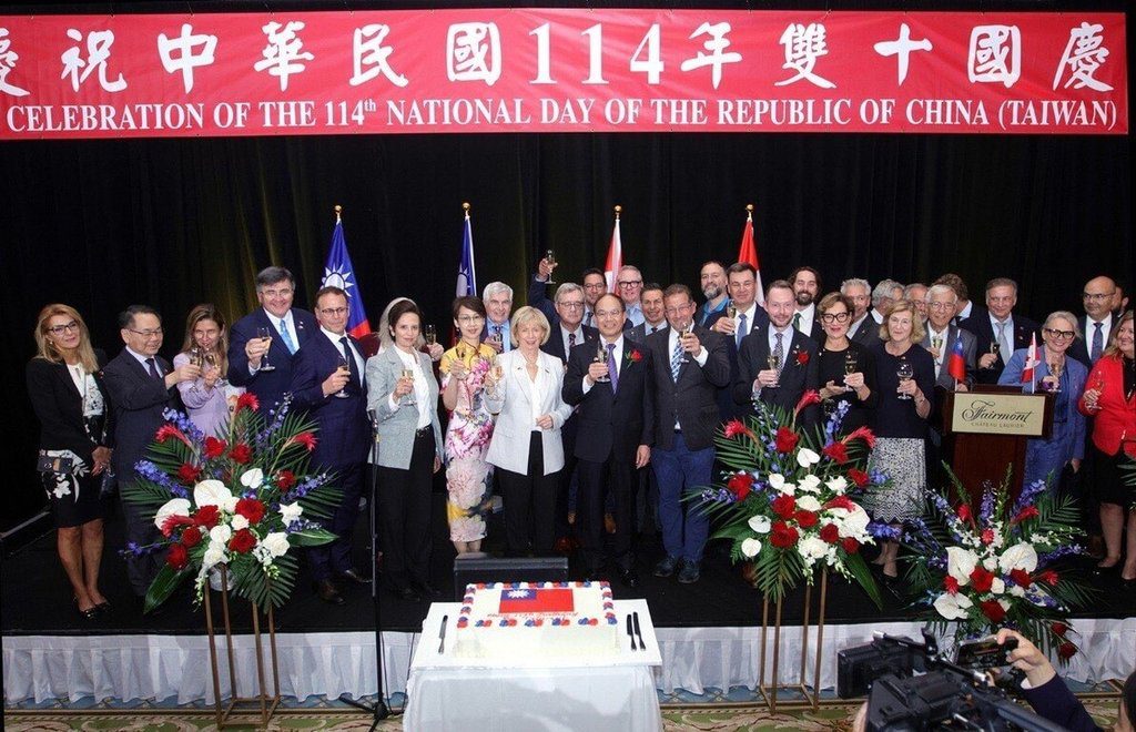 駐加代表處慶雙十 主流媒體選為渥太華年度盛會 駐加代表處慶雙十 主流媒體選為渥太華年度盛會