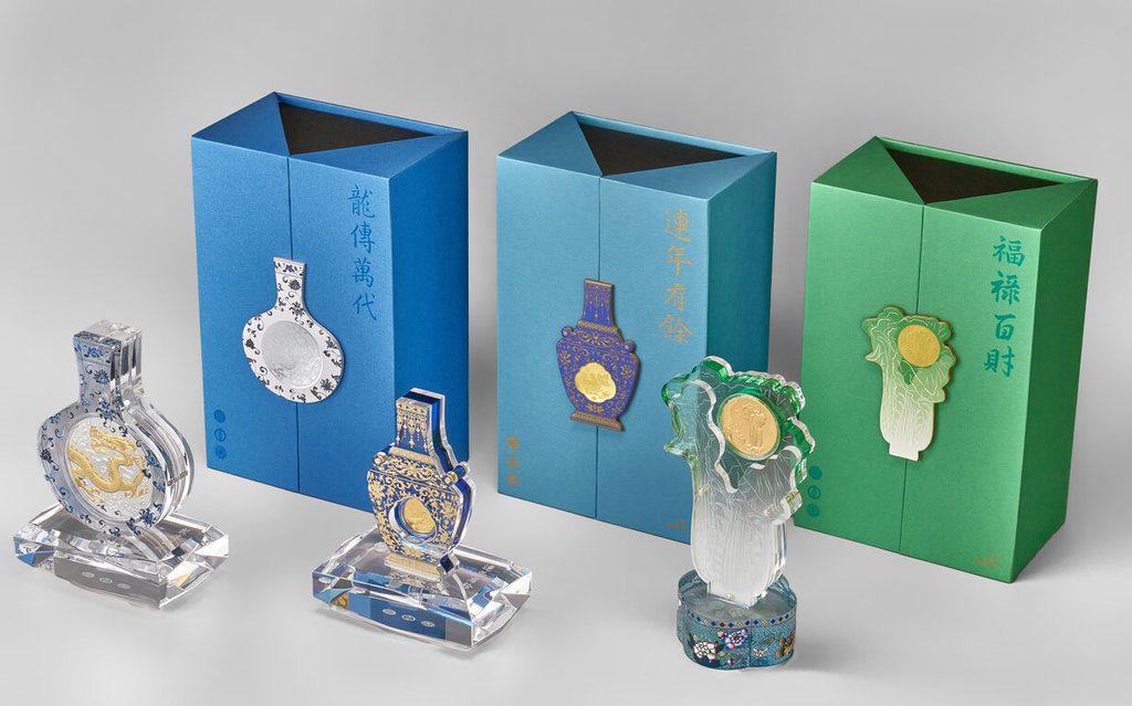 台銀推故宮百年紀念金銀條塊 1組售價逾20萬元 台銀推故宮百年紀念金銀條塊 1組售價逾20萬元