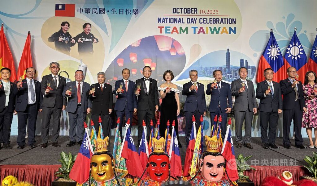 越南政商賀國慶:兩國共享「獨立、自由、幸福」價值 越南政商賀國慶:兩國共享「獨立、自由、幸福」價值