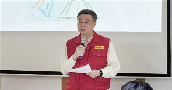 花縣府盼中央擬避難計畫 卓榮泰:「垂直避難」推責任 花縣府盼中央擬避難計畫 卓榮泰:「垂直避難」推責任