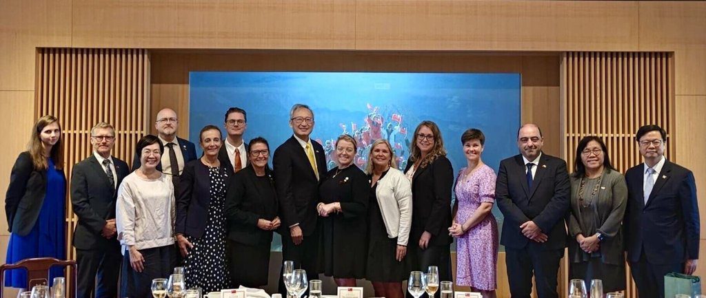 瑞典國會議員訪台 吳志中:重要價值夥伴 瑞典國會議員訪台 吳志中:重要價值夥伴