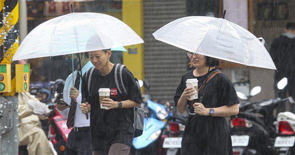 28日全台有雨 北北基宜整天濕涼防豪雨 28日全台有雨 北北基宜整天濕涼防豪雨