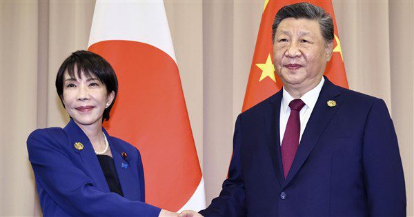 高市早苗與習近平首次會談 提台海、稀土、人權議題 高市早苗與習近平首次會談 提台海、稀土、人權議題