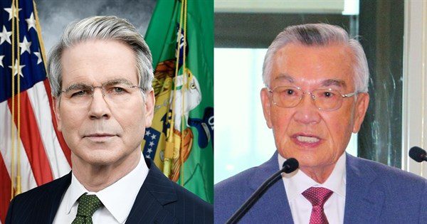 APEC領袖峰會 林信義與美國財長貝森特會晤 APEC領袖峰會 林信義與美國財長貝森特會晤