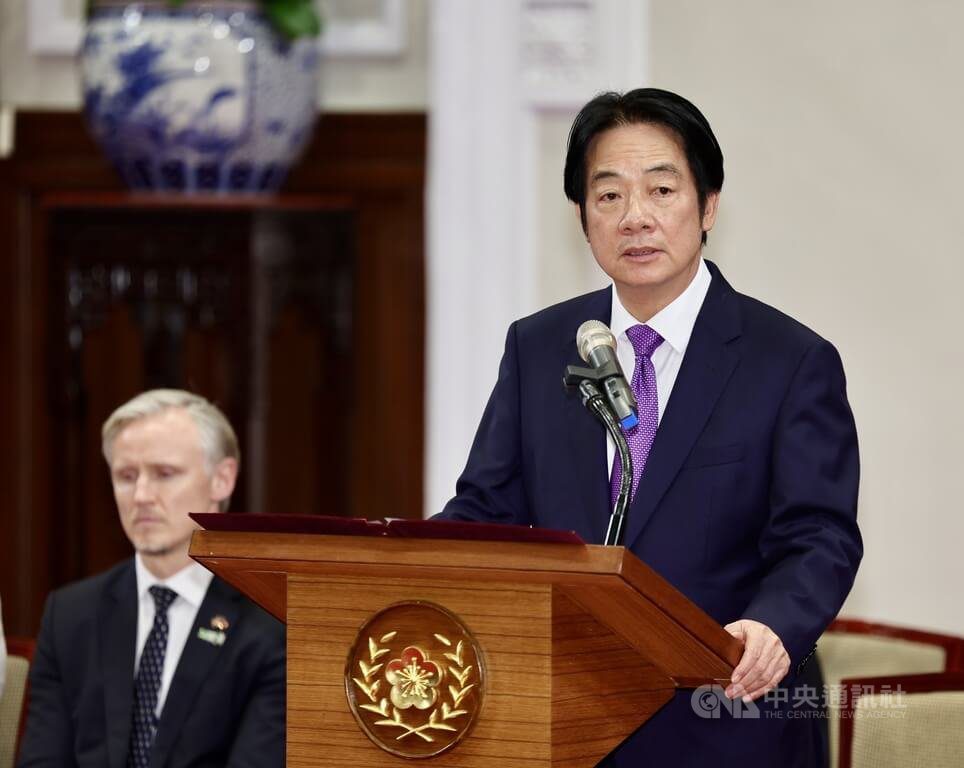 總統:台歐共同提升海纜安全韌性 打造民主夥伴新典範 總統:台歐共同提升海纜安全韌性 打造民主夥伴新典範
