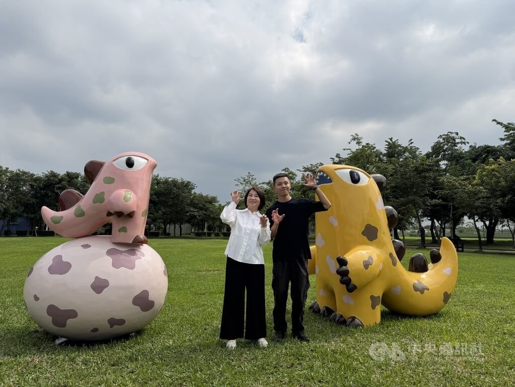 屏東草地變8怪獸異想世界　盼孩童日常與藝術零距離