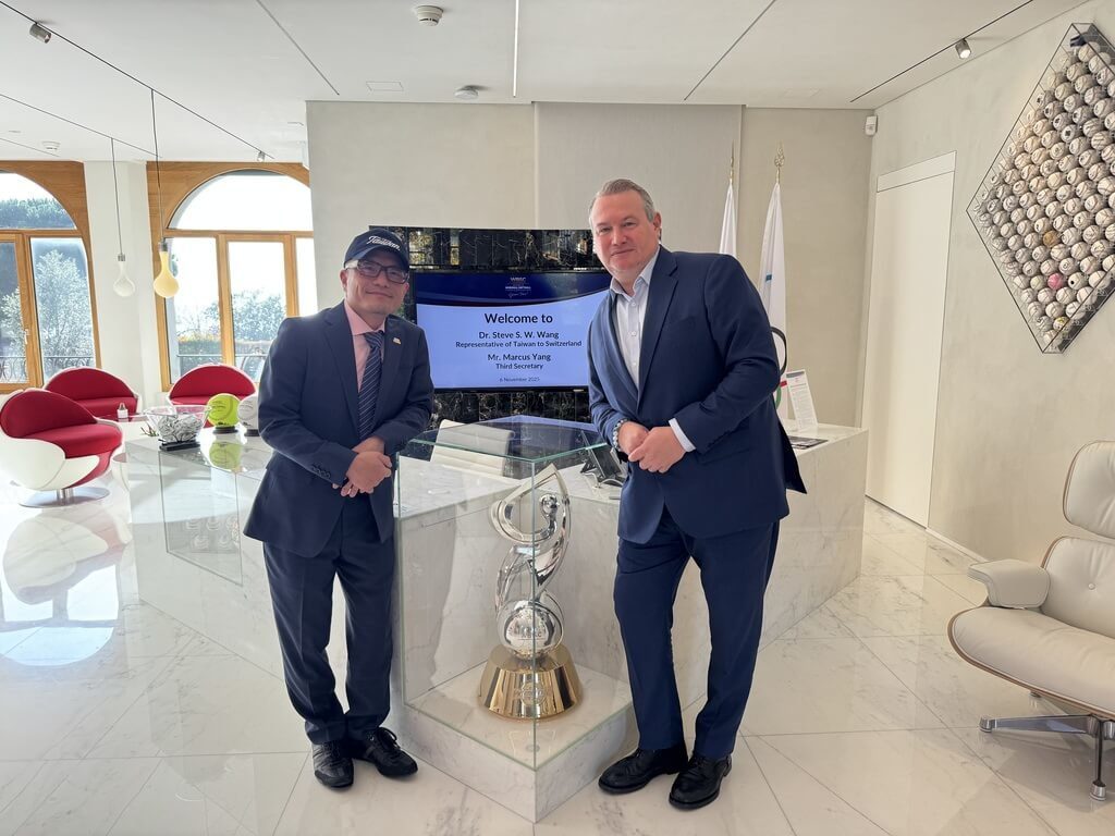 駐瑞士代表造訪世界棒總 台灣運動精神與世界連結 駐瑞士代表造訪世界棒總 台灣運動精神與世界連結