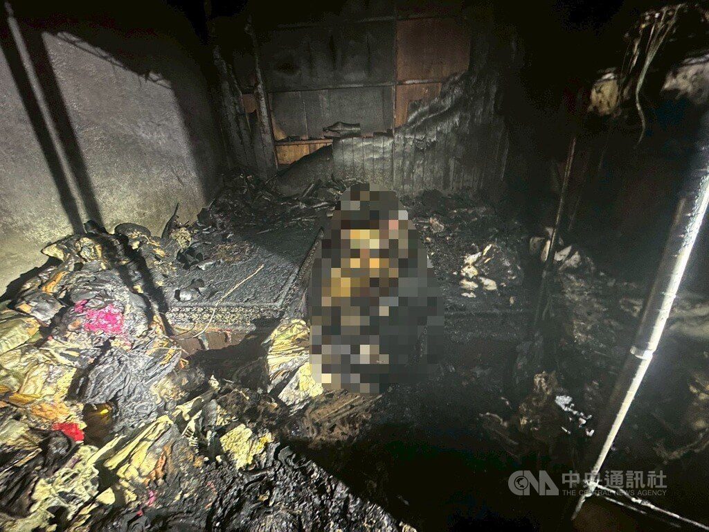 桃園八德民宅火警 屋內焦黑、68歲男死亡 桃園八德民宅火警 屋內焦黑、68歲男死亡
