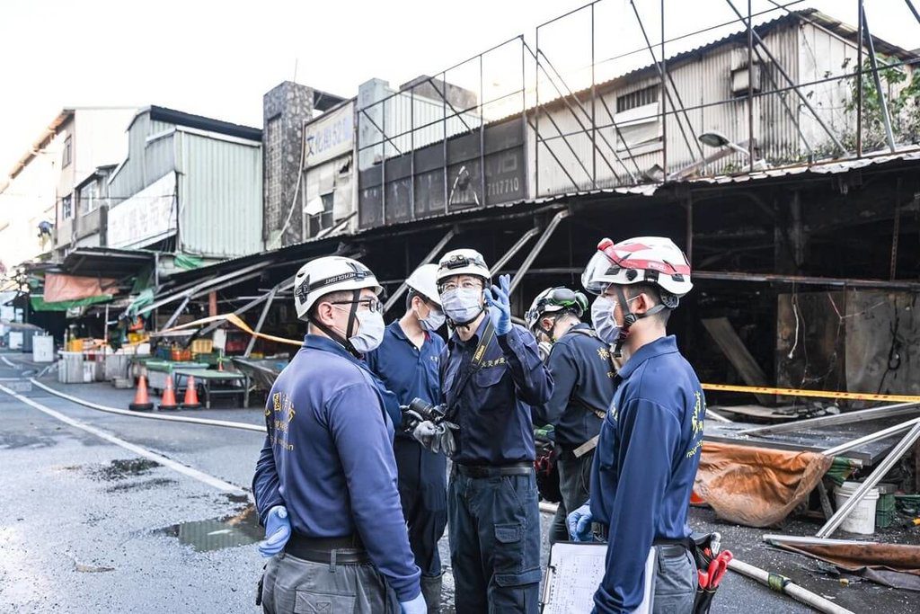 桃園南門市場大火 市府拍板4救助措施 桃園南門市場大火 市府拍板4救助措施