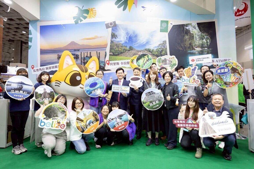 林佳龍逛旅展拚友邦觀光 首波旅遊團預計12月開團 林佳龍逛旅展拚友邦觀光 首波旅遊團預計12月開團