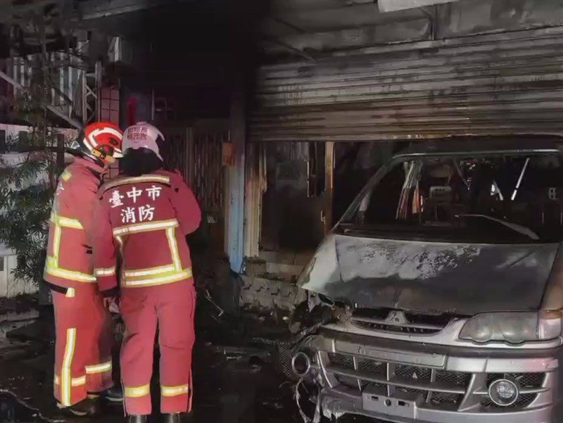 疑租屋糾紛台中前租客民宅縱火1死1傷　殺人罪偵辦