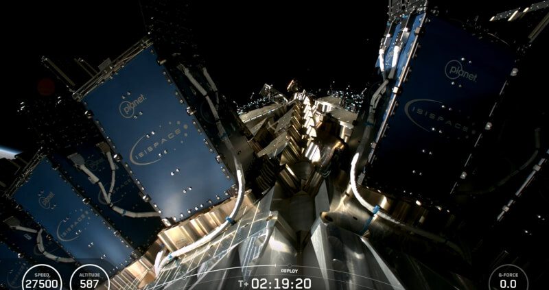 福衛八號首顆衛星「齊柏林」於台灣時間清晨5時4分順利入軌。（圖取自x.com/SpaceX）