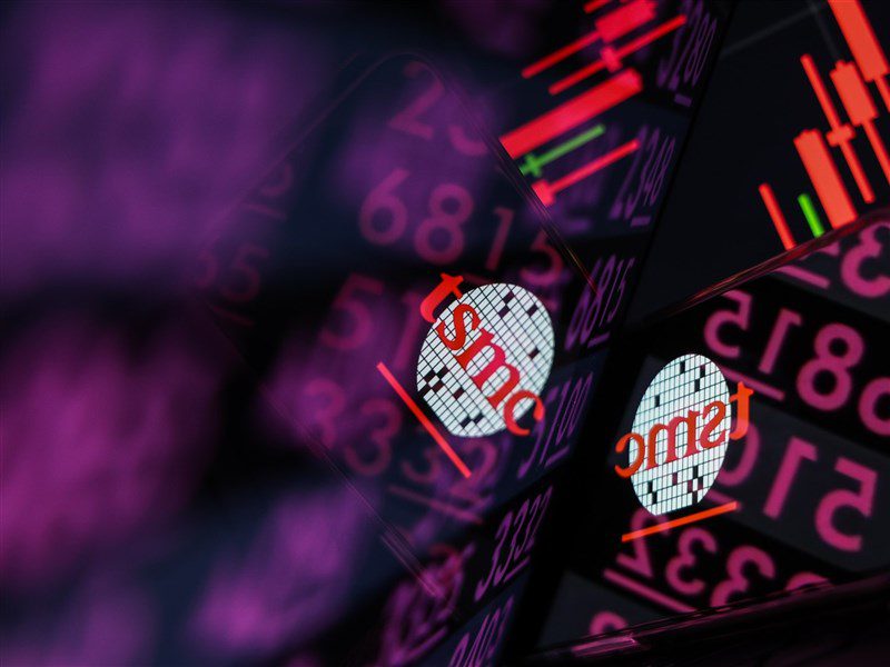 台積電漲15元　台股早盤上漲逾200點