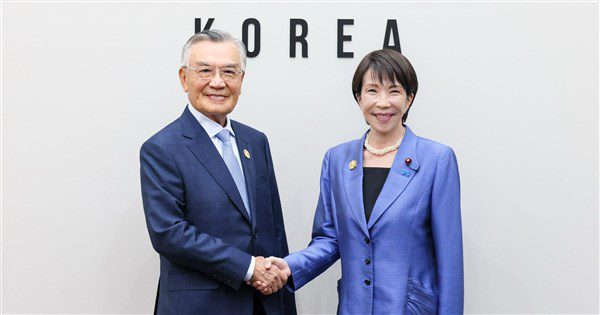 林信義會晤高市早苗 盼台日深化AI數位貿易合作 林信義會晤高市早苗 盼台日深化AI數位貿易合作