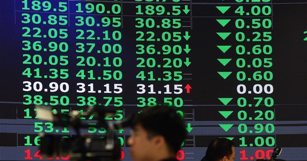 台股盤中挫逾700點 AI股疲軟、台積電跌50元 台股盤中挫逾700點 AI股疲軟、台積電跌50元