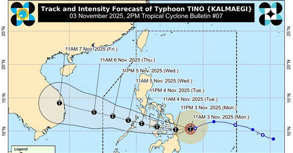 颱風海鷗壓境  菲律賓中部逾7000人緊急撤離