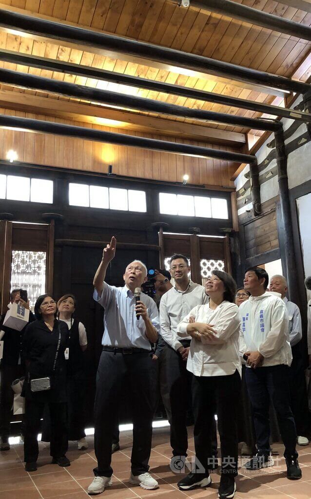 參觀整建逾百年老屋樣貌　黃敏惠：找回靈魂生命力