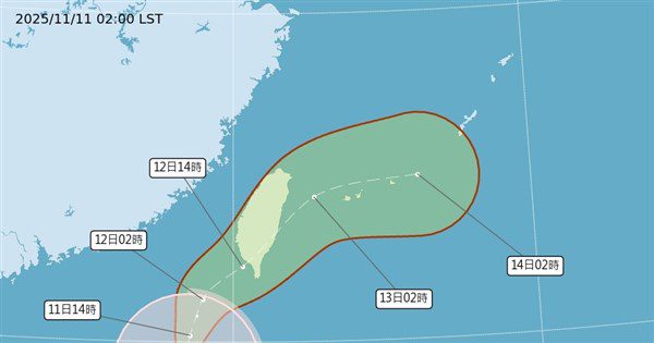 氣象署發布颱風鳳凰陸警 首波警戒範圍高屏 氣象署發布颱風鳳凰陸警 首波警戒範圍高屏
