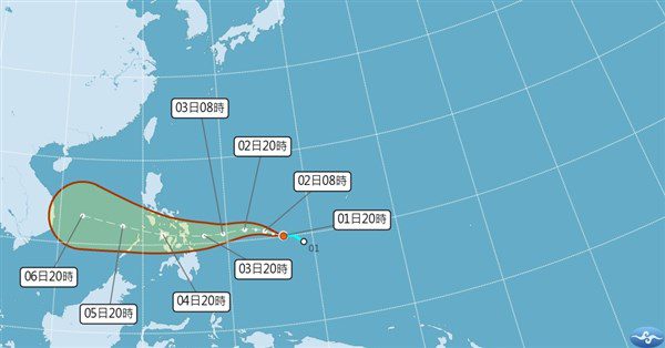 颱風海鷗生成估朝菲律賓移動 對台無直接影響 颱風海鷗生成估朝菲律賓移動 對台無直接影響
