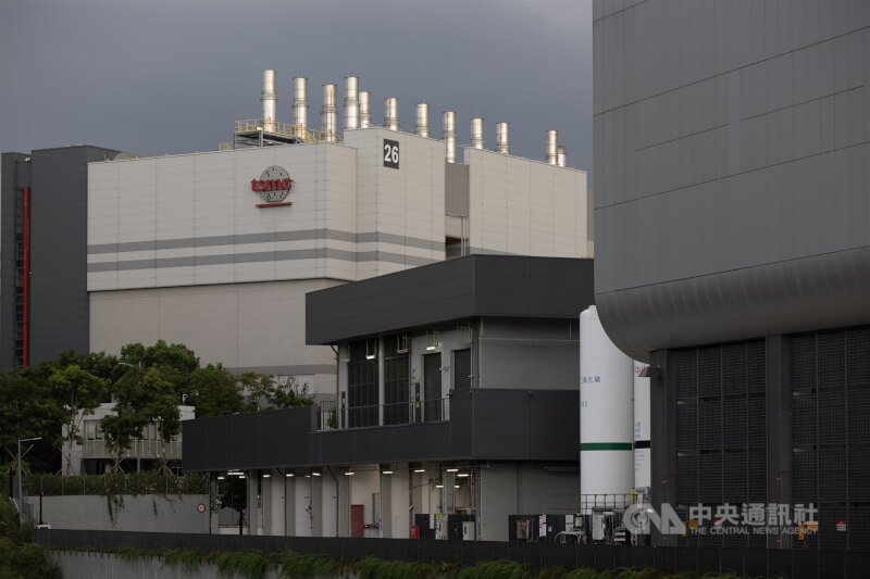 圖為新竹科學園區台積電廠區。（中央社檔案照片）