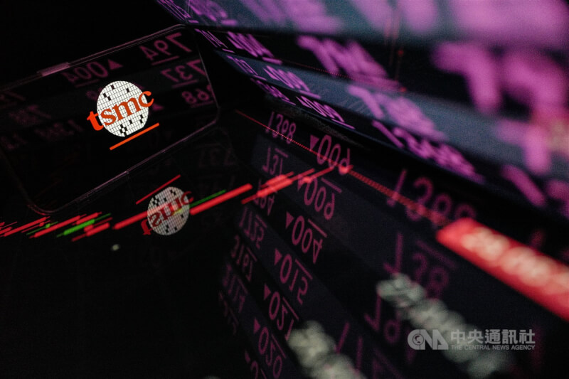 台股示意圖。（中央社檔案照片）