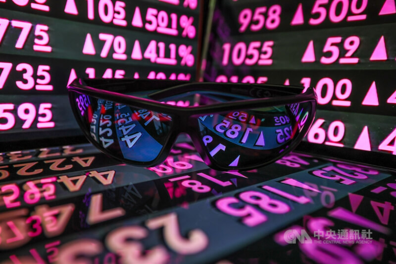 台股示意圖。（中央社檔案照片）