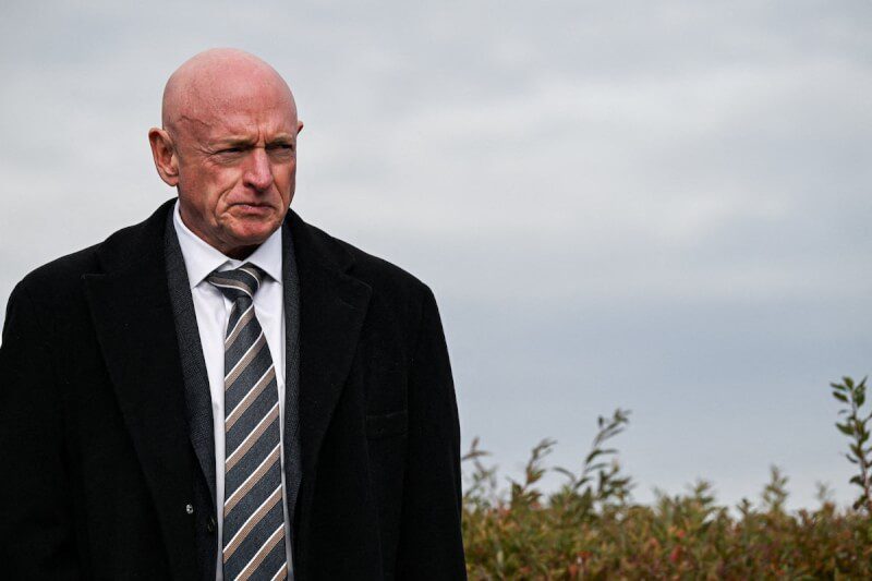 民主黨籍聯邦參議員、前太空人凱利。（路透社）