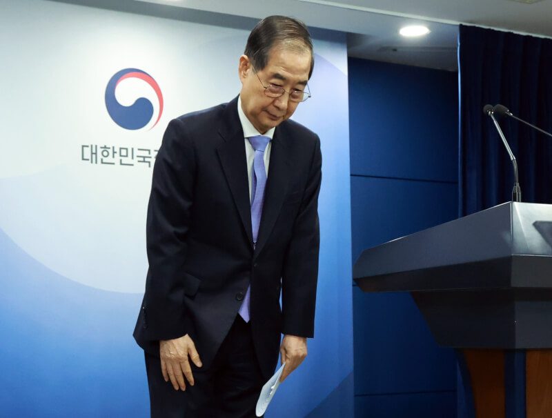 韓國前國務總理韓悳洙。（韓聯社）