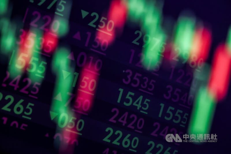 台股示意圖。（中央社檔案照片）