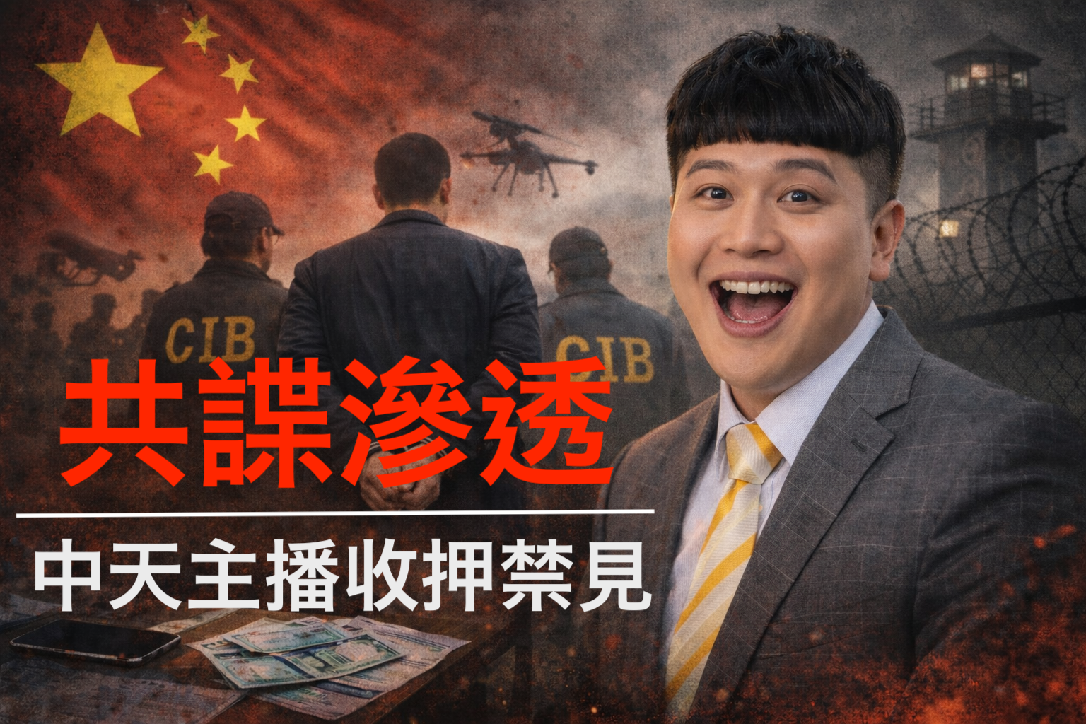 中天新聞主播林宸佑 涉國安案裁定羈押禁見