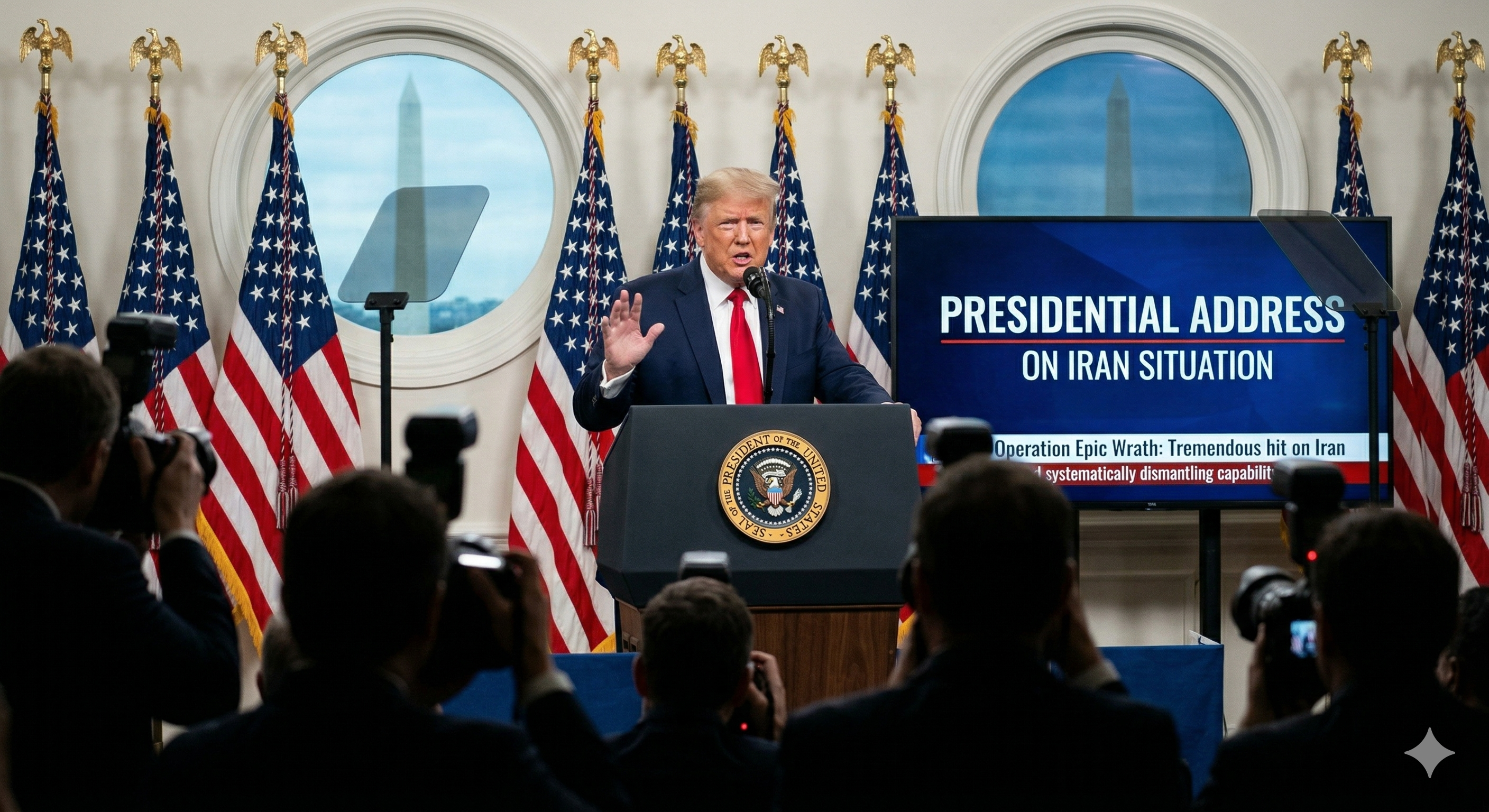 川普強調史詩怒火行動的重要性/NHK報導