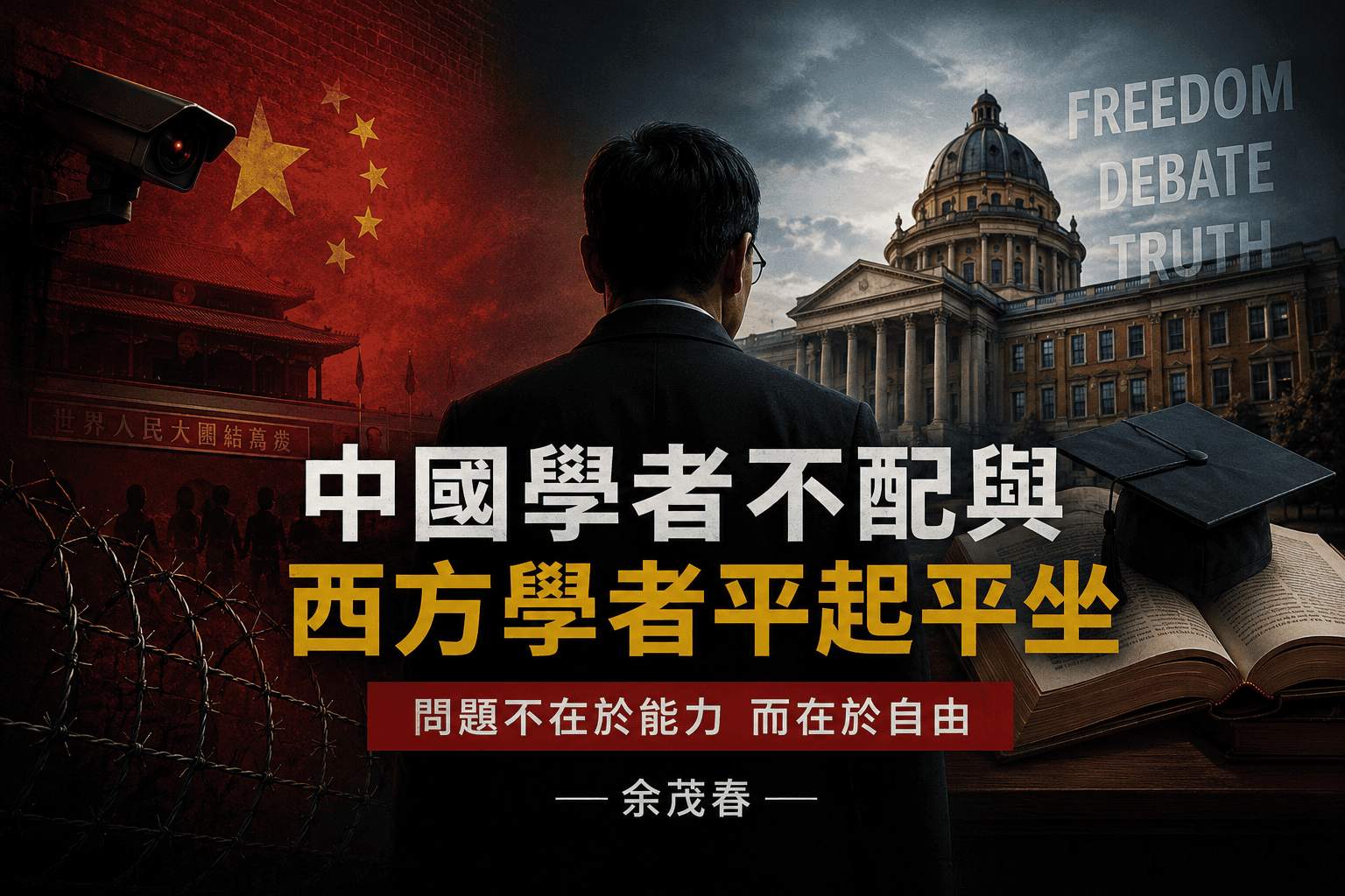 中國學者不配與西方學者平起平坐 問題不在於能力 而在於自由 中國學者不配與西方學者平起平坐 問題不在於能力 而在於自由